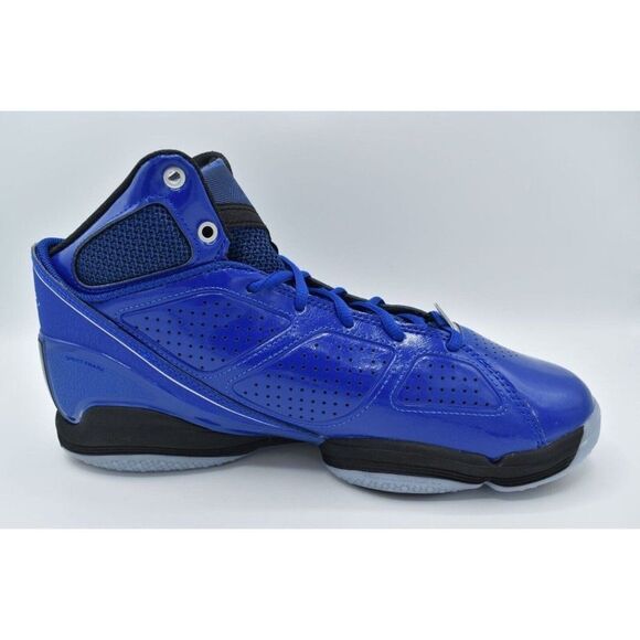 Adidas Mens Sz 11 AdiZero Rose 1.5 Restomod Royal Blue Black Basketball Sneakers main image 4